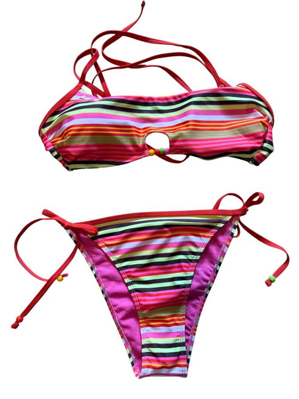 No Boundaries Bralette Bikini, Women’s Size L